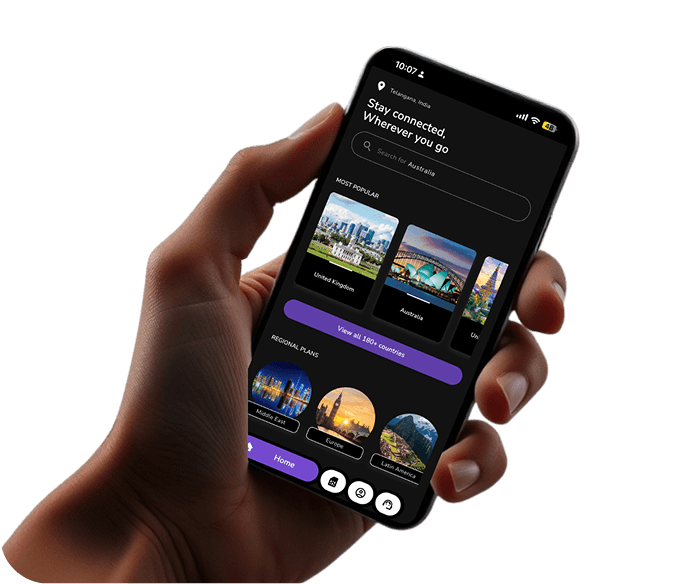 phone holding a phone